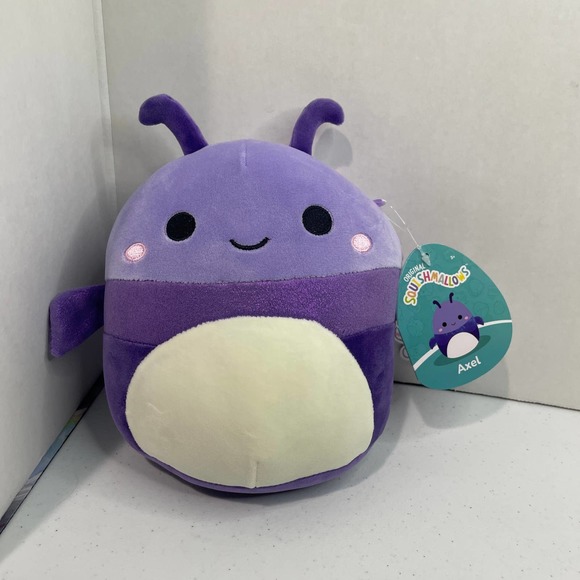 Squishmallows Other Nwt Squishmallow 8 Axel Purple Beetle Bug